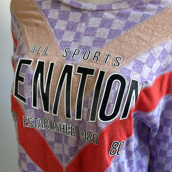 P.E Nation 100% Linen Llng Sleeve Top Small EUC - Picture 2 of 5